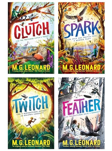 The Twitchers Series 4 Books Collection Set (Twitch, Spark, Clutch & Feather)