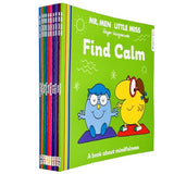 Mr Men and Little Miss Discover You 10 Books Collection Set By Roger Hargreaves (All Different, I Am Angry, Sharing, Feeling Sad, Worries, Find Calm, Caring, Try Again, Be Yourself and Be Kind)