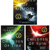 Children of Time Series 3 Books Collection Set (Children of Time, Children of Ruin & Children of Memory)