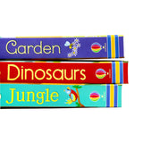 Usborne Pop Up 3 Books Set Collection by Fiona Watts, Jungle, Garden, Dinosaurs...