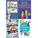 Growing Up For Boys 4 Books Collection Set (The Boys' Guide to Growing Up, Sex, Puberty and All That Stuff, Growing Up for Boys and Whats Happening to Me?)