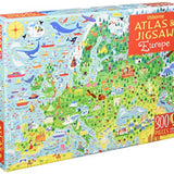 Usborne Atlas and Jigsaw Europe By Jonathan Melmoth