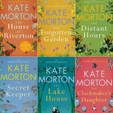Kate Morton 6 Book Set Collection - The House at Riverton, Forgotten Garden, Distant Hours, Secret Keeper, Lake House, Clockmaker's Daughter