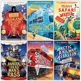 Adventures on Trains Series 6 Books Collection Set by M.G. Leonard & Sam Sedgman | Mystery, Thrilling Railway Adventures, Kids Fiction, 12+ Years