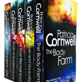 Kay Scarpetta Series 1-5 Collection 5 Books Set By Patricia Cornwell (Postmortem, Body Of Evidence, All That Remains, Cruel and Unusual, The Body Farm)