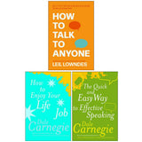 How to Talk to Anyone, How to Enjoy Your Life and Job & The Quick and Easy Way to Effective Speaking 3 Books Collection Set – Communication, Confidence & Personal Development
