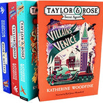 Photo of Taylor & Rose Secret Agents Series 4 Book Collection by Katherine Woodfine on a White Background