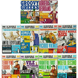 Horrible Histories Savage 10 Book Collection Set By Terry Deary (Awful Egyptians, Rotten Romans, Vicious Vikings, Measly Middle Ages, Terrifying Tudors, Vile Victorians, Frightful First World War & More…)