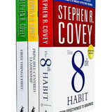 Stephen R. Covey Collection 3 Books Set (The 8th Habit, First Things First, Principle-centered Leadership)