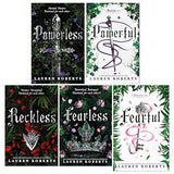 The Powerless Series by Lauren Roberts 5 Books Collection Set (Powerless, Reckless, Fearless, Powerful & Fearful)