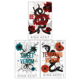 The Vipers Series 3 Books Collection Set by Rina Kent (Beautiful Venom, Sweet Venom and Tempting Venom) | Paperback