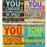 You Choose Explore Series– 4 Book Set by Nick Sharratt & Pippa Goodhart|Interactive Adventure Books for Kids 6–12 |Fun, Creative Reading