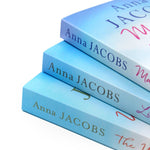 Photo of Anna Jacobs 3 Book Set Spines on a White Background