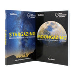 Photo of Stargazing and Moongazing 2 Books Set on a White Background
