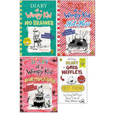 Diary of a Wimpy Kid: Books 18-20 + Greg Heffley's Best Friend - 4 Book Bundle (Jeff Kinney) (No Brainer, Hot Mess, Partypooper)