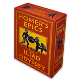 The Iliad and The Odyssey 2 Books Collection Box Set by Homer | Classic Greek Mythology & Epic Poetry | Hardback Edition