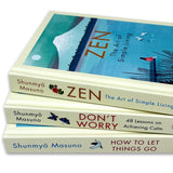 Shunmyo Masuno 3 Books Collection Set | Zen: The Art of Simple Living, Don't Worry & How to Let Things Go | Hardcover Edition