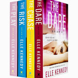Elle Kennedy Briar U Series Collection 4 Books Set (The Chase, The Risk, The Play, The Dare)