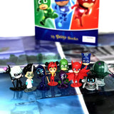 PJ Masks My Busy Book – Storybook with 10 Figurines & Playmat | Catboy, Gekko & Owlette | Interactive Read & Play Set for Kids 3+