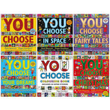 Pippa Goodhart You Choose Series 6 Books Collection Set (You Choose, You Choose Your Dreams, In Space, Fairy Tales, Colouring Book with Stickers, You Choose Christmas)
