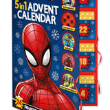 Marvel Spider-Man: 5-in-1 Advent Calendar (Countdown to Christmas with stories, activities and quizzes!)