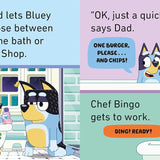 Bluey: Bedtime Little Library Includes – Fruit Bat, Daddy Putdown, Burger Shop & Sleepytime | Board Book Set for Toddlers