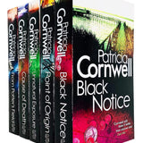 Kay Scarpetta Series 6-10: 5 Books Collection Set by Patricia Cornwell (From Potter's Field, Cause Of Death, Unnatural Exposure, Point Of Origin, Black Notice)