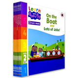 Learn with Peppa Phonics Level 2: 10 Books Collection Set By Peppa Pig (On the Boat and Lots of Jobs!, Dear Peppa and Too Dark!, The Queen and Fix This Mess!, Up! Down! and Park Town & More)