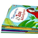 Usborne That's Not My Activity Book Series 6 Books Collection Set | Zoo, Jungle, Animals, Under the Sea, Things That Go & Farm