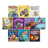 Pirates and Superheroes Series 10 Books Collection Set (Agent Llama, Captain Cuddles, The Great Cheese Robbery, Octopants, Pirates in Pyjamas, Superhero Baby! and MORE!)