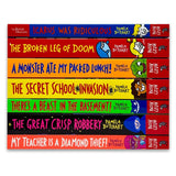 Izzy and Friends (Baby Aliens) Series Collection 9–15 Books Set by Pamela Butchart (Icarus Was Ridiculous, Broken Leg of Doom, A Monster Ate My Packed Lunch, Secret School Invasion, Great Crisp Robbery & More)