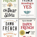 Dawn French Collection 4 Books Set (A Tiny Bit Marvellous, Oh Dear Silvia, According to Yes and Because of You)