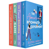 Elena Armas Collection 4 Books Set (The American Roommate Experiment, The Fiance Dilemma, The Spanish Love Deception and The Long Game) | Paperback