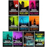 Mick Herron Collection Series 10 Books Set (Slow Horses, Dead Lions, Real Tiger, Spook Street, London Rules and More!) Paperback