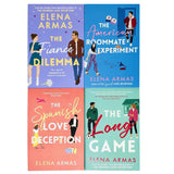 Elena Armas Collection 4 Books Set (The American Roommate Experiment, The Fiance Dilemma, The Spanish Love Deception and The Long Game) | Paperback