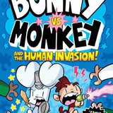 Bunny vs Monkey The Human Invasion Book Funny Kids Comic by Jamie Smart from the Phoenix Comic Series for Ages 7 to 12
