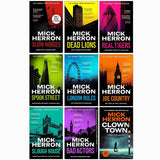 Slough House Thriller Series 1-9 Books Collection Set By Mick Herron (Slow Horses, Dead Lions, Real Tiger, Spook Street, London Rules, Joe Country, Slough House, Bad Actors and Clown Town) Paperback