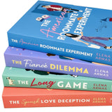 Elena Armas Collection 4 Books Set (The American Roommate Experiment, The Fiance Dilemma, The Spanish Love Deception and The Long Game) | Paperback