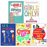 Growing Up For Girls 5 Books Collection Set (The Girls' Guide to Growing Up, Girls Only! All About Periods, Sex, Puberty and All That Stuff, Growing up for Girls and What's Happening To Me? The Girl One)