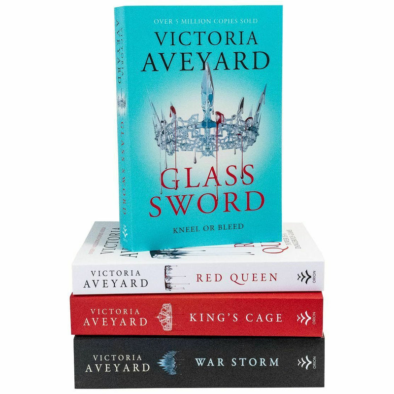 Red Queen Series 4 Books Collection Set Victoria Aveyard Red Queen, Glass Sword