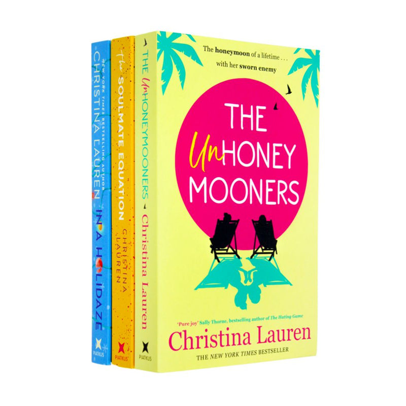 Christina Lauren 3 Books Collection Set (The Unhoneymooners, In A Holidaze, The Soulmate Equation)