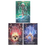 The Ever Seas Series by LJ Andrews 3 Books Collection Set (The Ever King, The Ever Queen and The Mist Thief) | Hardcover
