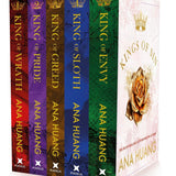 Kings of Sin Series by Ana Huang 5 Books Collection Set (King of Wrath, King of Pride, King of Greed, King of Sloth and King of Envy) | Paperback