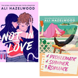 Not In Love Series by Ali Hazelwood 2 Books Collection Set (Not In Love and Problematic Summer Romance)