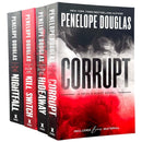 Devil's Night Series By Penelope Douglas 4 Books Collection Set (Corrupt, Hideaway, Kill Switch & Nightfall)