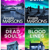Detective Kim Stone Crime Thriller Series Collection 4 Books Set by Angela Marsons (Books 4-7) (Play Dead, Blood Lines, Dead Souls, Broken Bones)
