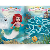 Lego Disney Princesses, Lego Mini Figure Activity Book, Ariel, Snow White, Mulan...