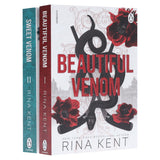 Vipers Series by Rina Kent 2 Books Collection Set (Beautiful Venom and Sweet Venom) | Paperback