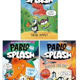 Pablo and Splash Graphic Novel Series by Sheena Dempsey Illustrated 3 Books Collection Set (Pablo and Splash, Pablo and Splash: Frozen in Time and Pablo and Splash: Roman Holiday)