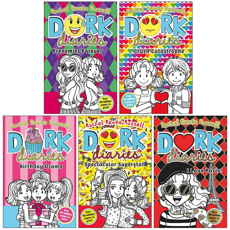 Dork Diaries Collection 5 Books Set (Volume 11-15) By Rachel Renee Russell